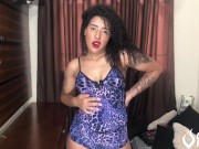 MINEIRA SAFADA - SEXY LATINA CUCKOLD JOI PUNHETA GUIADA JERK OFF INSTRUCTION (COMPLETED IN PREMIUM) 3/16