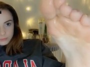 sloppy self worship on feet 10/16