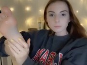 sloppy self worship on feet 14/16