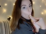 sloppy self worship on feet 8/16