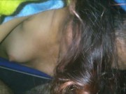 pijama party ends well, stepsister sucked my dick 3/16