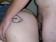 Goth Barely Legal Teen Spit Roasted by Couple 12/16