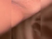 Soaking the bed with her super wet and juicy pussy 2/16