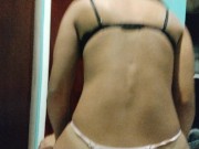 I can't resist my girl's big ass and I fill her with cum POV 7/16