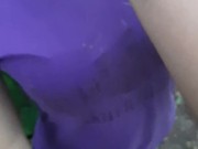 Сделала кунилингус подруге в лесу наплевав на её месячные. 16/16