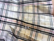 精液で変色したスカートを着せて手コキしてもらった cum onto semen stain skirt 15/16