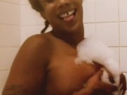 Bubble Bath, Redhead, Smoking, Twerking | Busty Island B*tch