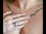 Daddys cum running down my body.  6/16