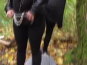 german girls outdoor trampling 7/16