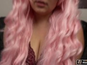 KAWAII E-GIRL AHEGAO - Masturbating, Sucking, and Fucking with CRAZY EYES and PERFECT CUMSHOT 1/16