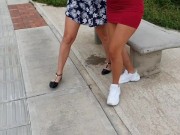 I let two strangers control my toy in public until squirt 16/16