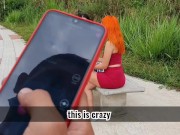 I let two strangers control my toy in public until squirt 9/16