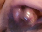 Slaved husband. chasity cage. ice blocks. 15/16