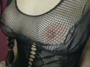 Sucking and nipple play in sexy lingerie 15/16