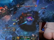 Playing League of Legends with clit sucking toy League of Legends #19 Luna 12/16