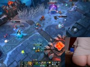 Playing League of Legends with clit sucking toy League of Legends #19 Luna 13/16