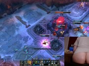 Playing League of Legends with clit sucking toy League of Legends #19 Luna 14/16