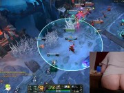 Playing League of Legends with clit sucking toy League of Legends #19 Luna 2/16