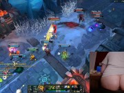 Playing League of Legends with clit sucking toy League of Legends #19 Luna 3/16