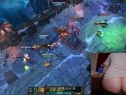 Playing League of Legends with clit sucking toy League of Legends #19 Luna 4/16