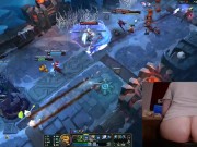 Playing League of Legends with clit sucking toy League of Legends #19 Luna 7/16