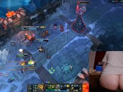 Playing League of Legends with clit sucking toy League of Legends #19 Luna 8/16