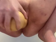 VERY nasty BBW fucks a squash  7/16