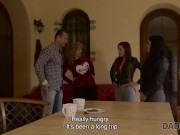 DADDY4K. Mom gets shocked when catches BF and daughters having sex 2/16