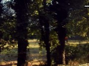 PandaVlog :dietro le quinte,Giovane youtuber italiana con le tettone recensisce un dildo al parco 3/16