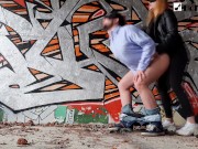 Первая в мире компиляция публичного пеггинга! (ФЕМДОМ СТРАПОН) 2/16