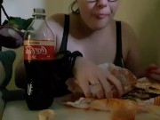 burger mukbang 12/16