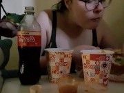 burger mukbang 6/16