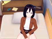 Attack on Titan Mikasa Masturbation 3D HENTAI 4/16