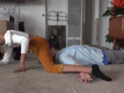 Get Off My Face! Surprise Clothed Facesitting and Lapdace Viva Athena 12/16