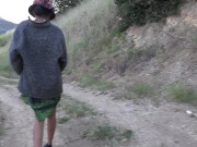 Careful! There are other hikers around here and they might see you. 1/16