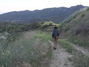 Careful! There are other hikers around here and they might see you. 5/16