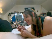 Ginger B  Gives A Smoking Hot Blowjob pt 1 13/16