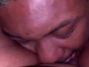 Sucking on this big pussy in the car 10/16