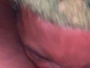 Sucking on this big pussy in the car 12/16