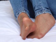 Reinforced Nylon Feet And Soles On Bed 14/16