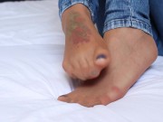 Reinforced Nylon Feet And Soles On Bed 15/16