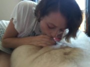 Cute Submissive step sis Sophie does a favor for her step bro 11/16