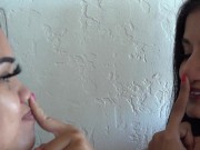 Nose Fetish?  2 Asian girls Nose 14/16