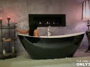 Classy Shalina Devine romantic anal toying at the bathtub - scene by Girls 4/16