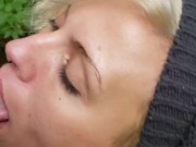 Voyeur Blow Job in the Park Early in the morning with Tinder meet up 15/16