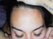 Eating babe's hairy pussy non stop until she fills my mouth with her cum 14/16