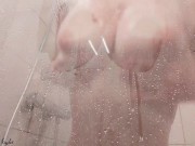 Girl Washes and Masturbates Pussy with a Jet of Water - Solo 8/16