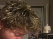 Horny boyfriend sucks on his girlfriend tits makes her go crazy  14/16