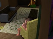 Intimacy with the boss right after work. Woman does good blowjob | Porno game 6/16