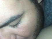 Eats wet, juicy, pussy. His tongue makes me cum 3/16